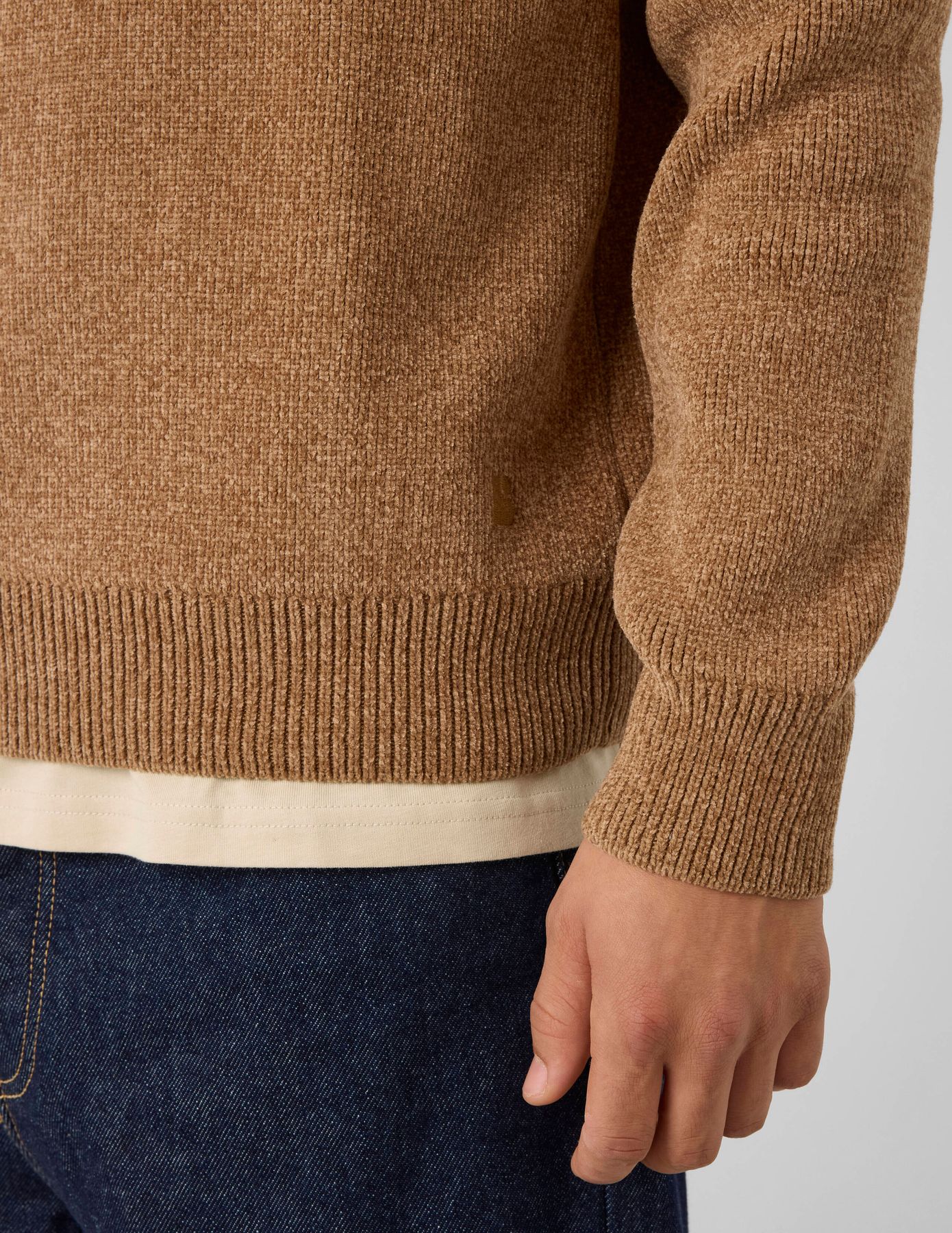 Pull maille chenille