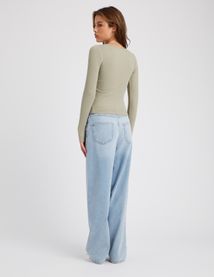 T-shirt manches longues uni