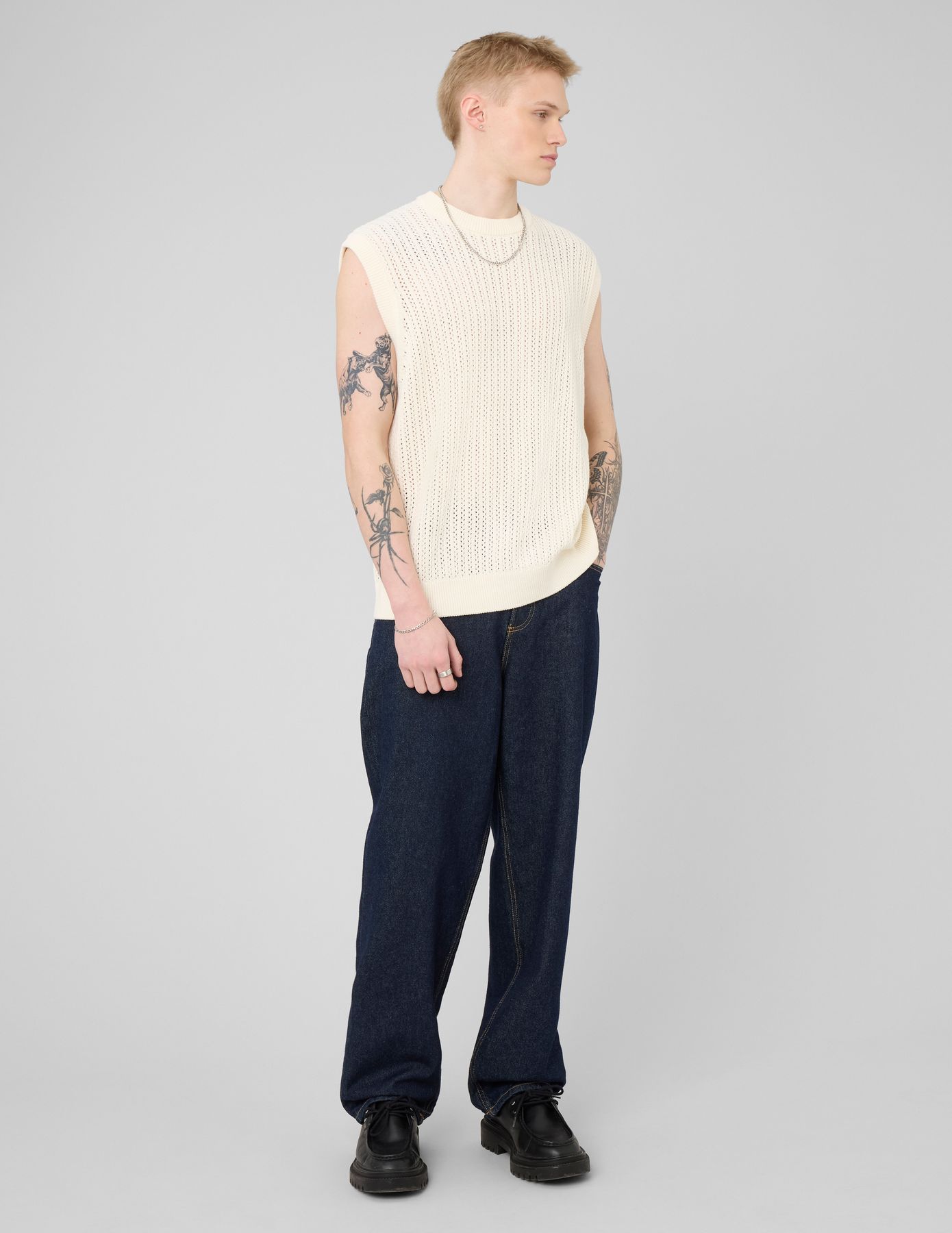 Pull maille fantaisie