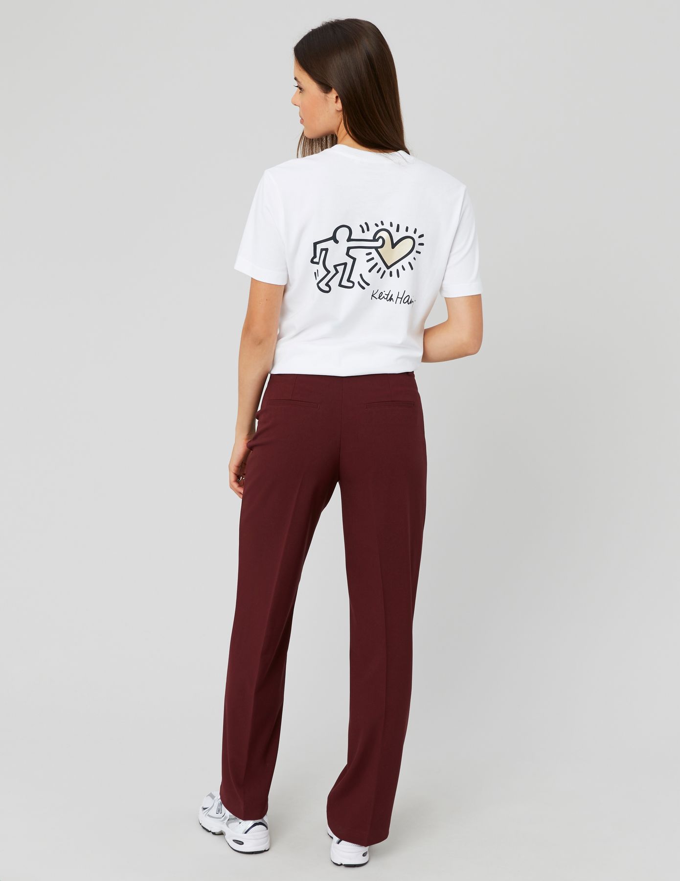 Pantalon tailleur droit