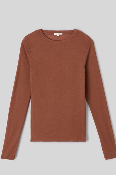 T-shirt fin manches longues