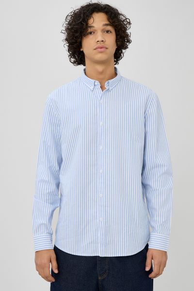 Chemise rayée droite