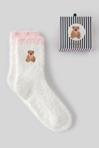 Coffret d'une paire de chaussette chaude