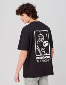 T-shirt imprim&eacute; devant/dos