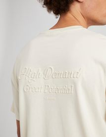 T-shirt embossé devant dos