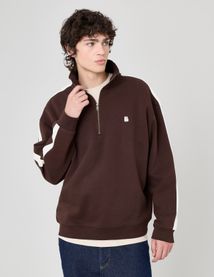 Sweat col montant à bande