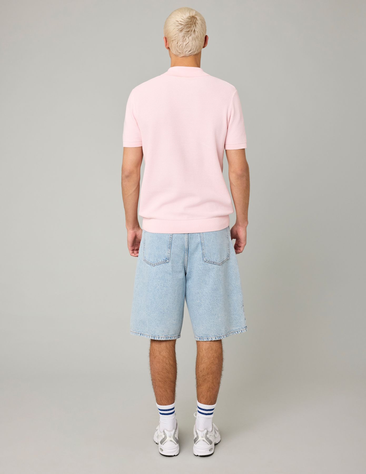 Polo matière fantaisie