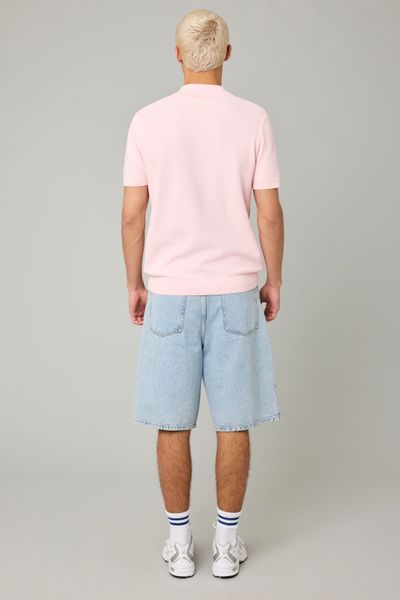 Polo matière fantaisie