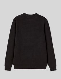 Pull matière fantaisie