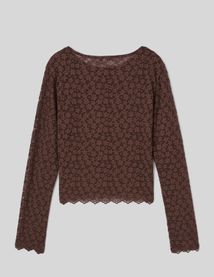 T-shirt dentelle