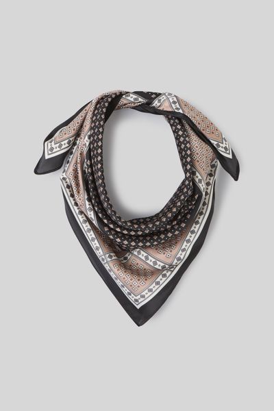 Foulard satin imprimé