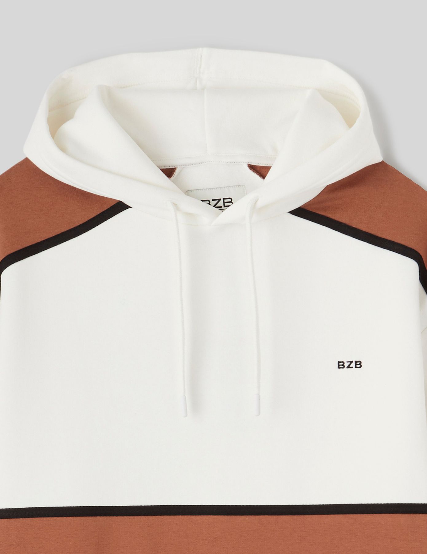 Sweat à capuche colorblock