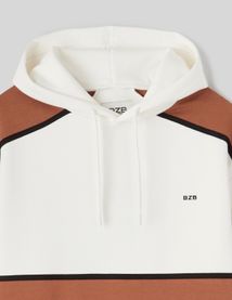 Sweat à capuche colorblock