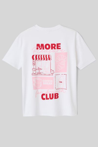 T-shirt imprimé devant/dos