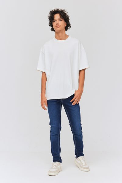 Jean slim basique stone foncé