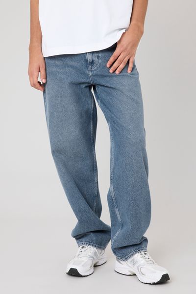 Pantalon jean loose bluegrey