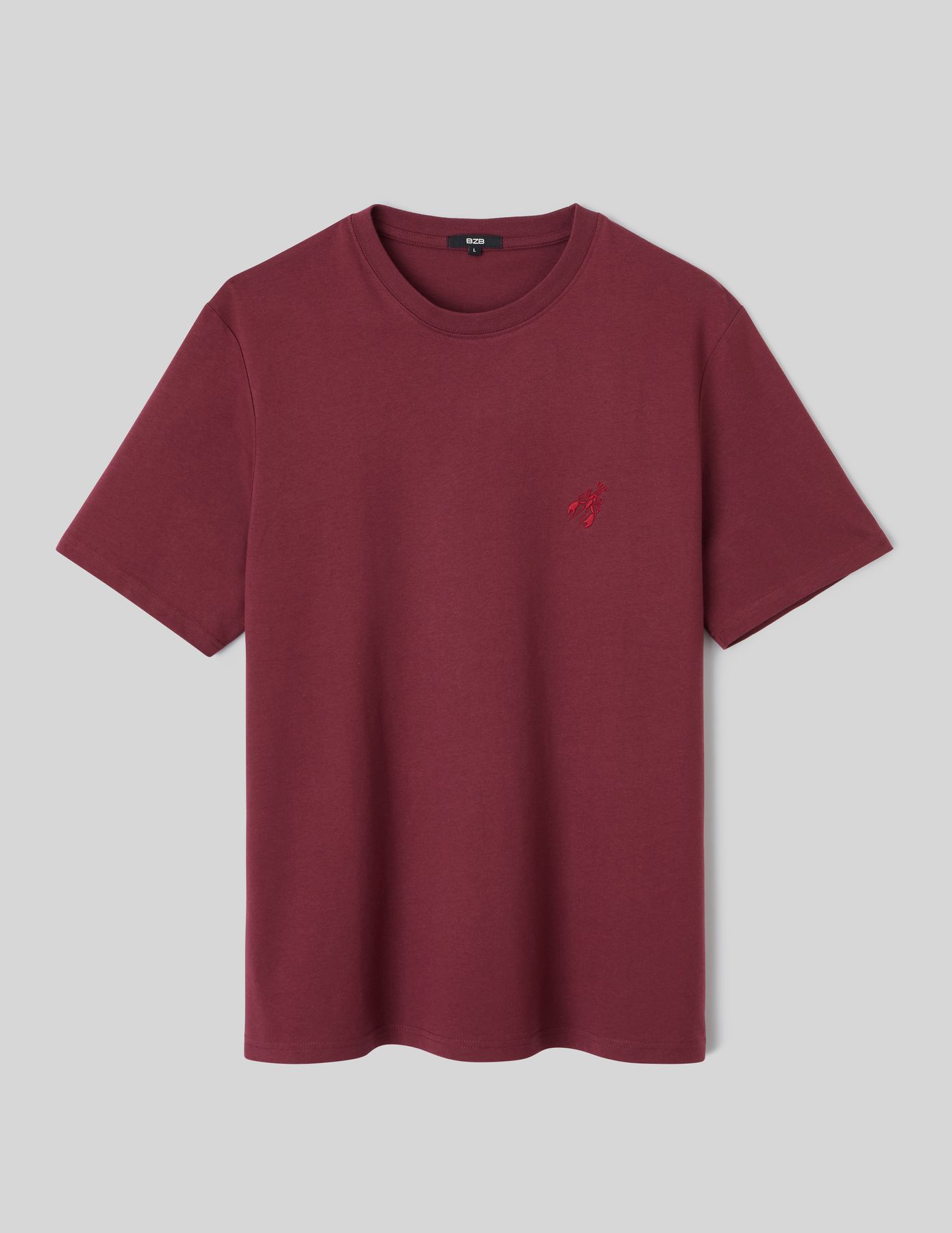 T-shirt broderie poitrine