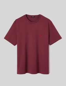 T-shirt broderie poitrine