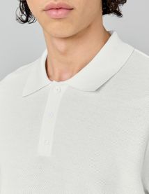 Polo matière fantaisie