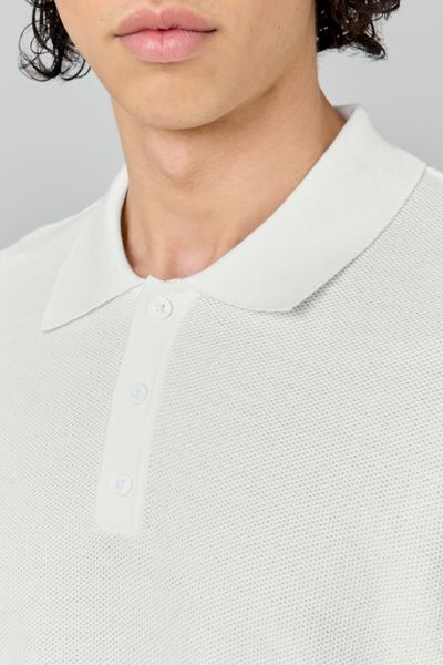 Polo matière fantaisie