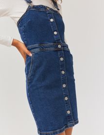 Robe chasuble en jean