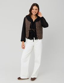 Blouse plumetis à volants