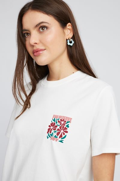 T-shirt imprim&eacute; devant/dos