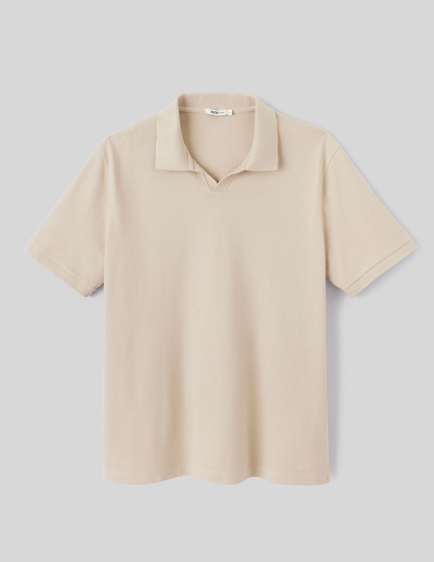 Polo matière fantaisie