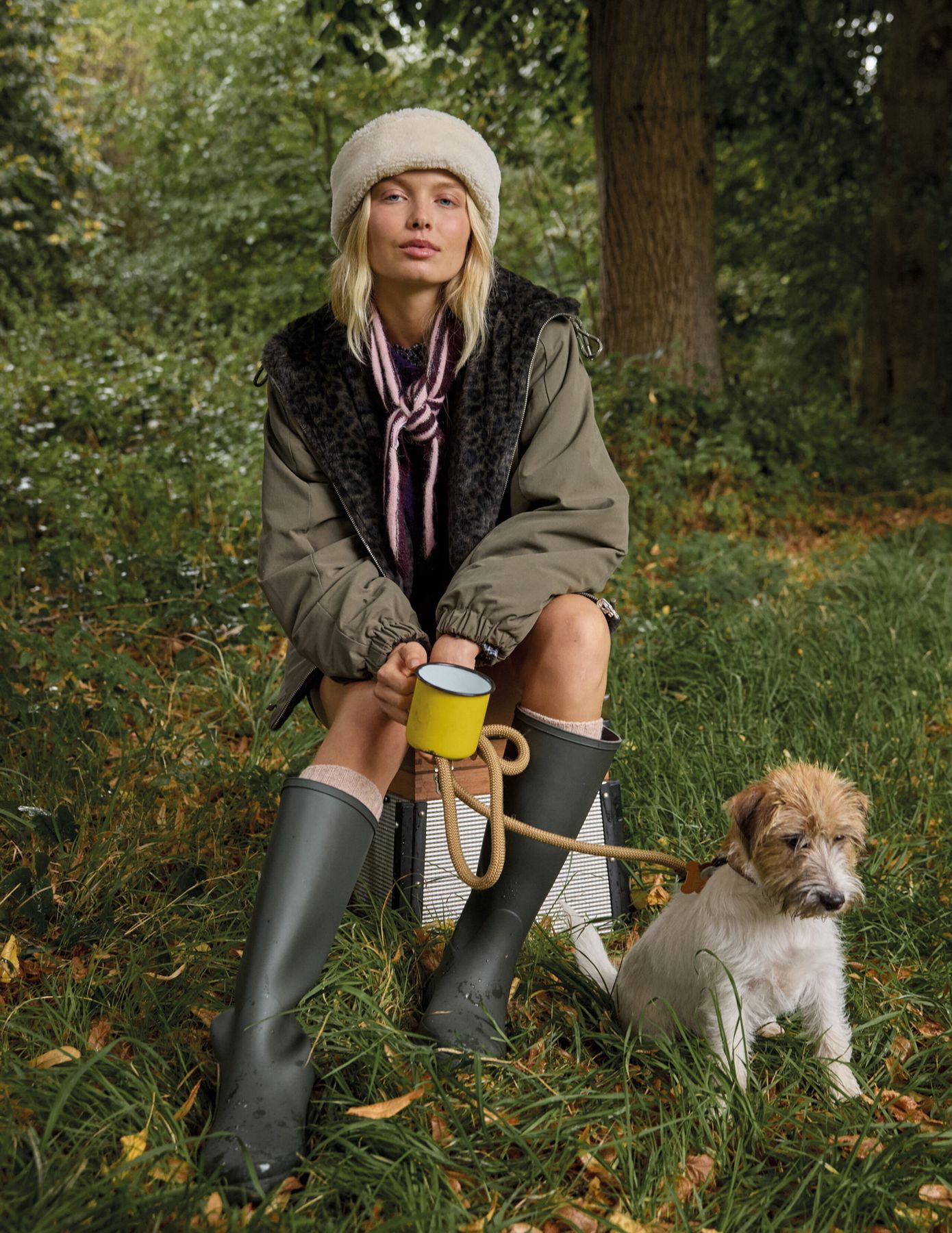 Parka r&eacute;versible l&eacute;opard