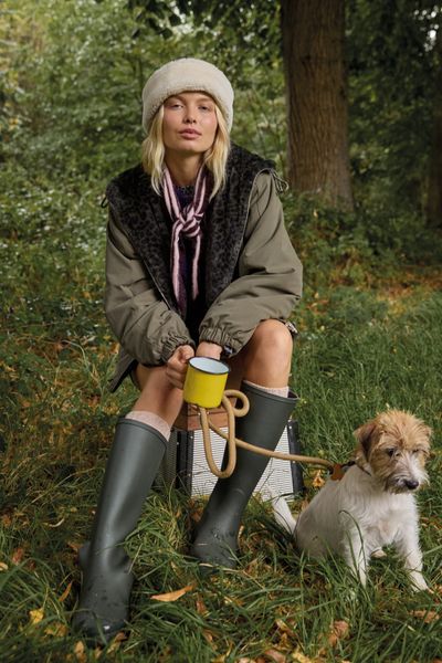 Parka r&eacute;versible l&eacute;opard