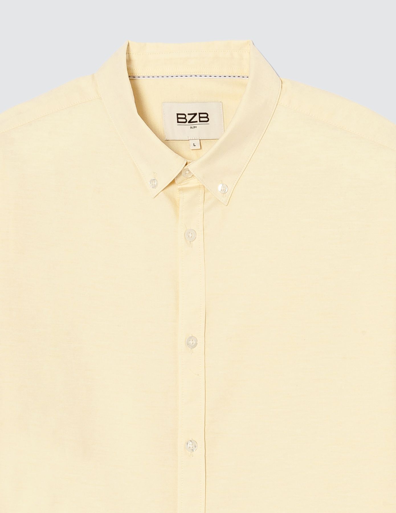 Chemise unie ajustée