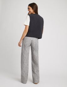 Gilet sans manches en sherpa