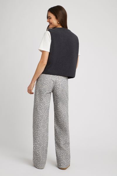 Gilet sans manches en sherpa