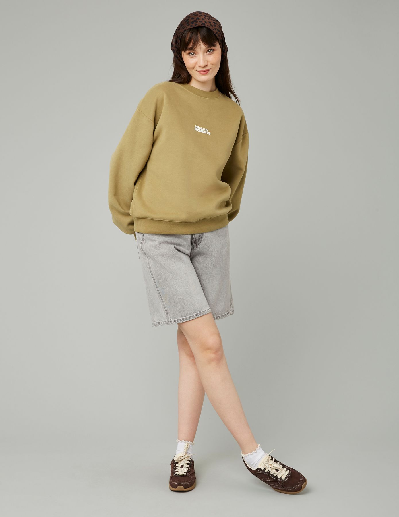 Sweat col rond imprimé