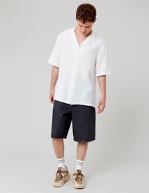 Chemise manches courtes gaze de coton