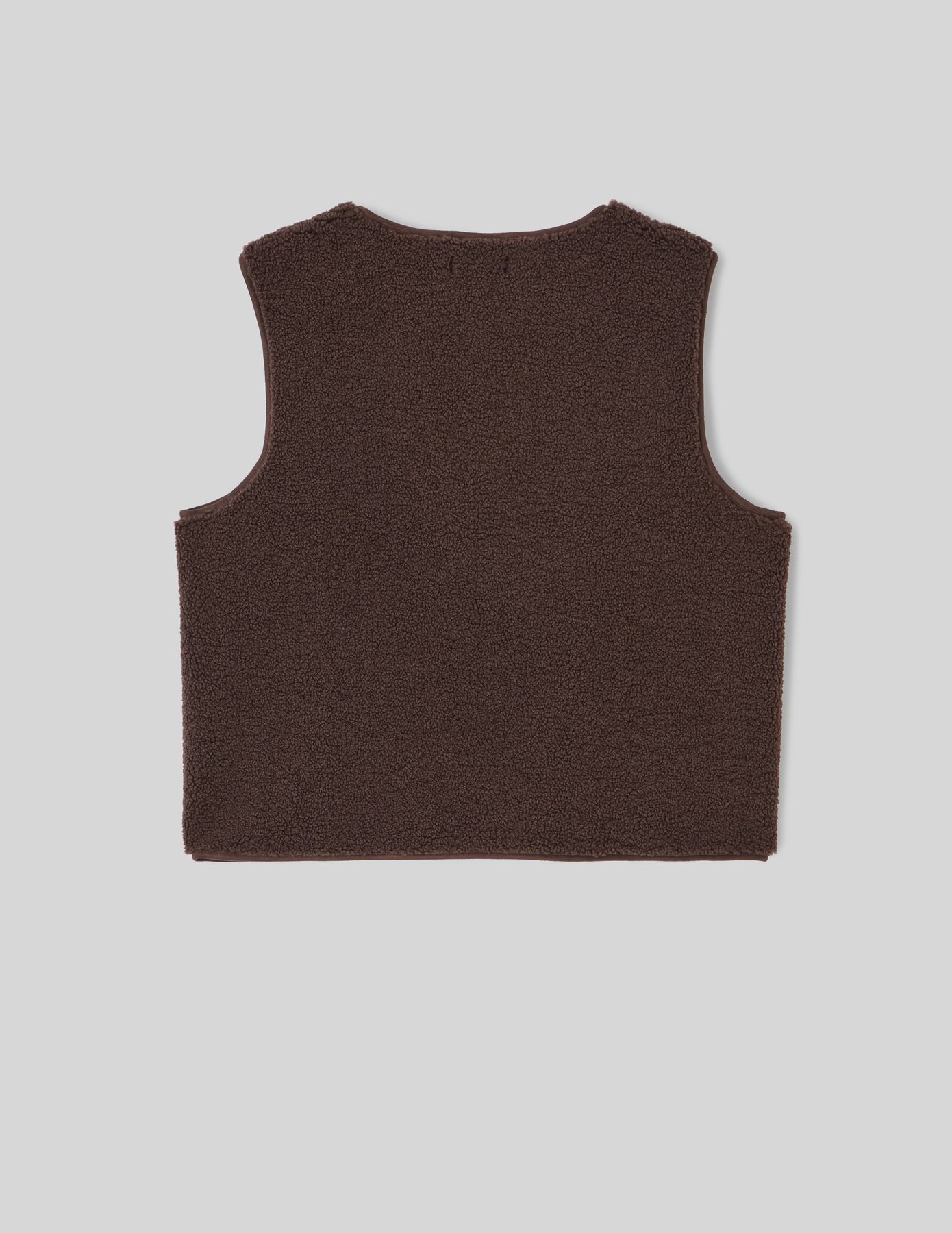 Gilet sherpa sans manches