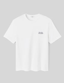 T-shirt broderie poitrine