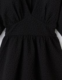 Robe courte jacquard