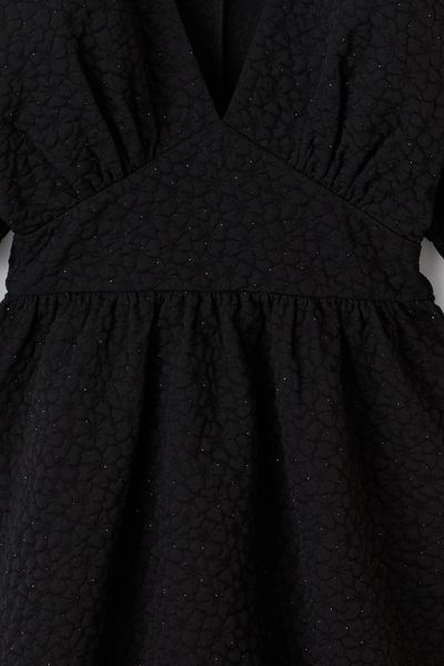 Robe courte jacquard