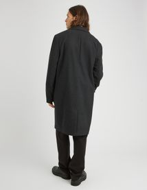 Manteau long en laine