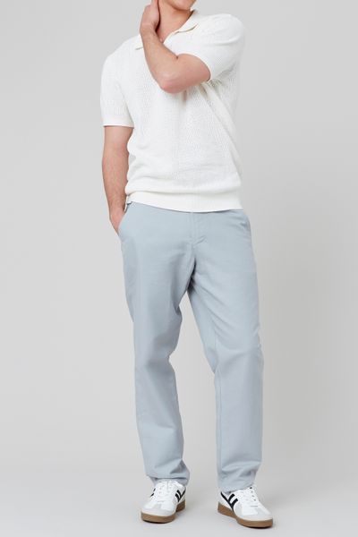 Pantalon de ville coton lin