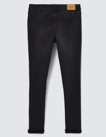 Jean skinny basique noir delavé