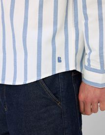 Chemise manches longues ray&eacute;e