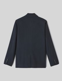Veste blazer rayée polyester recyclé