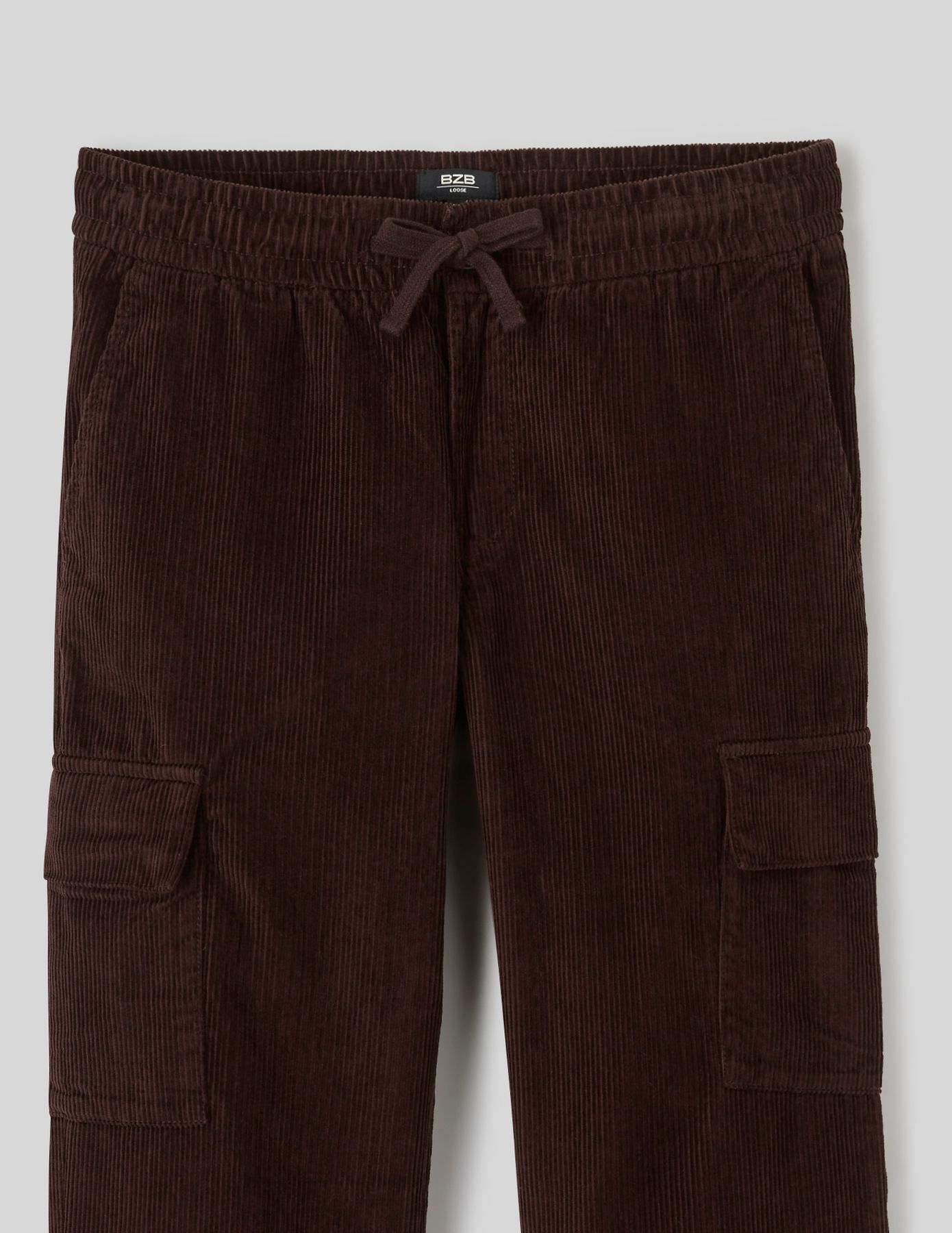 Pantalon cargo velours