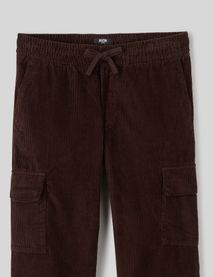Pantalon cargo velours