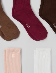 Lot de 5 paires de chaussettes unies