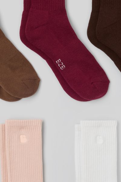 Lot de 5 paires de chaussettes unies