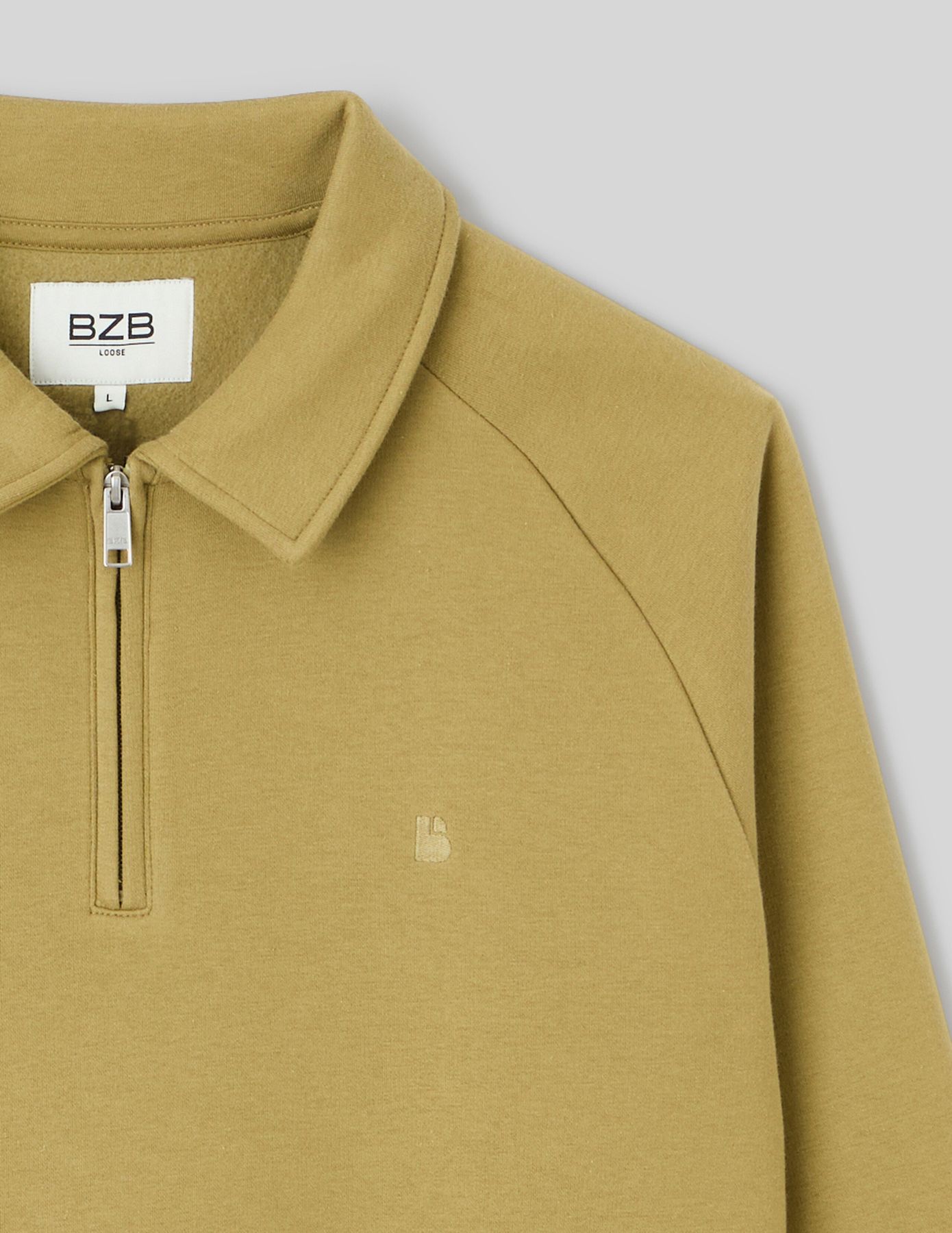 Sweat col polo zipp&eacute;
