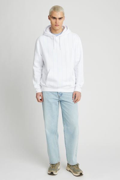 Sweat à capuche rayé